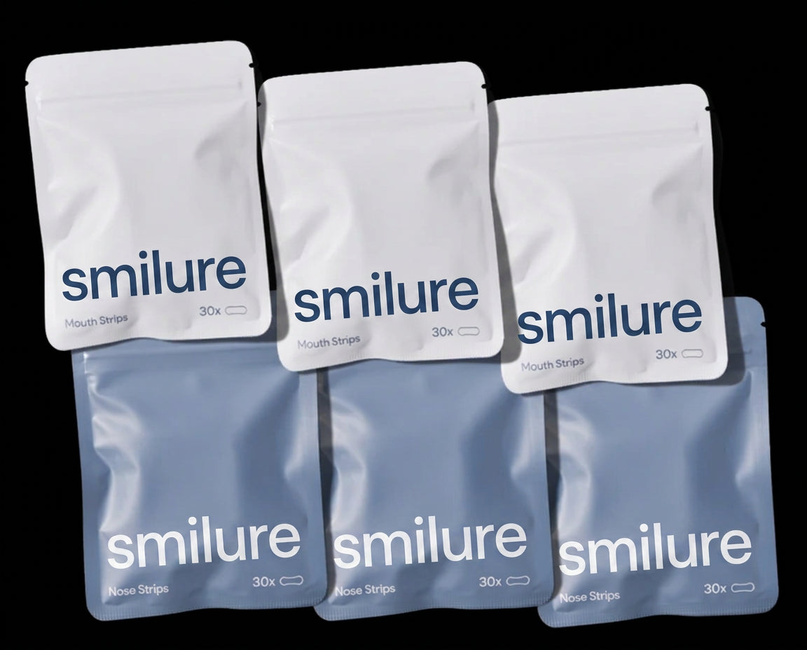 Smilure mouth and nose strip pouch lineup